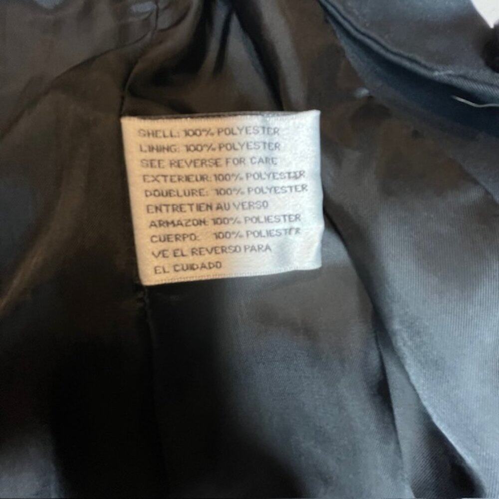 Nine West Softshell Water Resistant Jacket Large Black - Picture 8 of 14